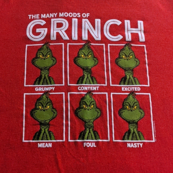 Grinch Other - Three Many Moods of Grinch Tee